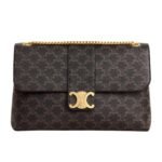 LARGE CELINE VICTOIRE BAG IN TRIOMPHE CANVAS