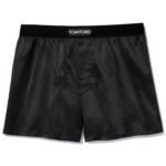 TOM FORD SILK BOXERS BLACK