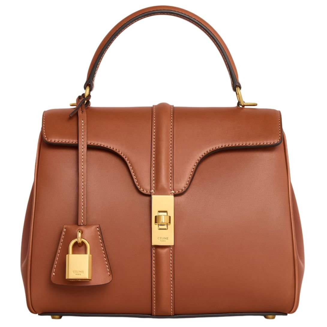 1 CELINE SMALL 16 BAG IN NATURAL CALFSKIN