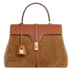 CELINE CLASSIQUE 16 BAG IN SHEARLING AND CALFSKIN