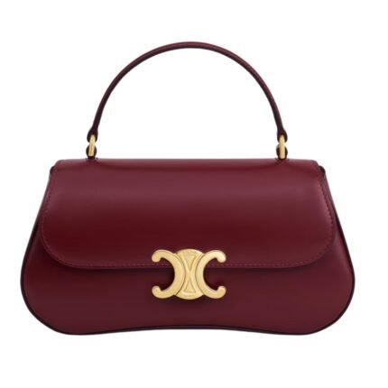 CELINE TEEN LOLA IN SHINY CALFSKIN LIGHT BURGUNDY