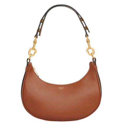 CELINE MEDIUM AVA STRAP BAG IN SMOOTH CALFSKIN BLACK