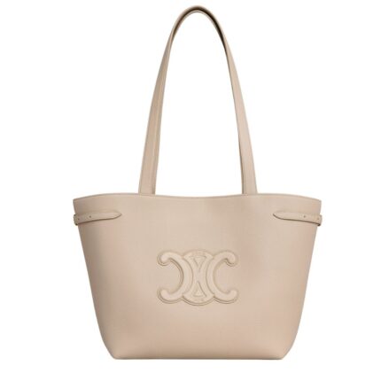 CELINE SMALL CABAS ANAÏS CUIR TRIOMPHE IN GRAINED CALFSKIN BLACK