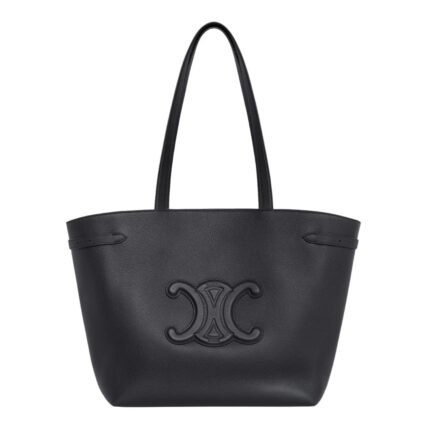 CELINE MEDIUM CABAS ANAÏS CUIR TRIOMPHE IN GRAINED CALFSKIN PALE BEIGE