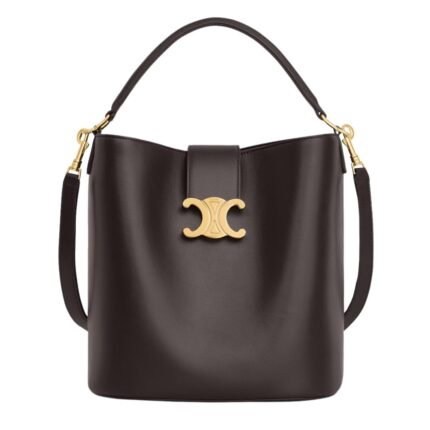 CELINE MEDIUM LOUISE BAG IN SMOOTH CALFSKIN EBONY