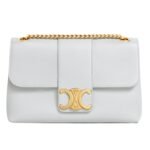 CELINE MEDIUM VICTOIRE BAG IN SUPPLE GRAINED CALFSKIN BROWN SEPIA