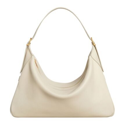 CELINE LARGE ROMY IN SUPPLE GRAINED CALFSKIN LIMESTONE