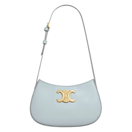 CELINE MEDIUM TILLY BAG IN SHINY CALFSKIN BLACK