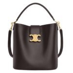 CELINE MEDIUM BUCKET LOUISE IN SMOOTH CALFSKIN TAN