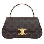 CELINE TEEN LOLA IN TRIOMPHE CANVAS AND CALFSKIN