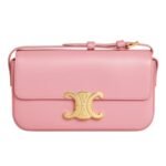 CELINE SHOULDER BAG CLAUDE IN SHINY CALFSKIN BLACK