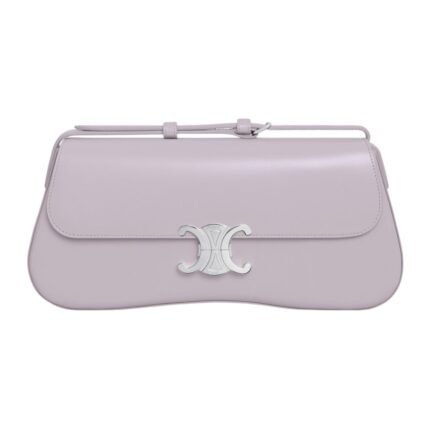 CELINE MEDIUM LOLA BAG IN SHINY CALFSKIN LIGHT LAVENDER