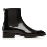 TOM FORD BURNISHED LEATHER GIANNI ANKLE BOOT