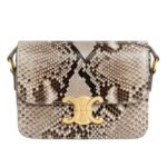 CELINE TEEN TRIOMPHE BAG IN PYTHON