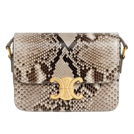CELINE TEEN TRIOMPHE BAG IN PYTHON