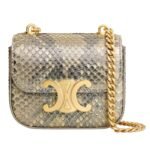 CELINE MINI CHAIN CLAUDE IN PEARLY PYTHON
