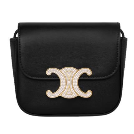 CELINE MINI CLAUDE IN SHINY CALFSKIN