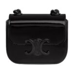 CELINE MINI CHAIN CLAUDE IN PATENT CALFSKIN
