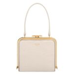 CELINE LANA MINAUDIERE IN LIZARD PALE BEIGE