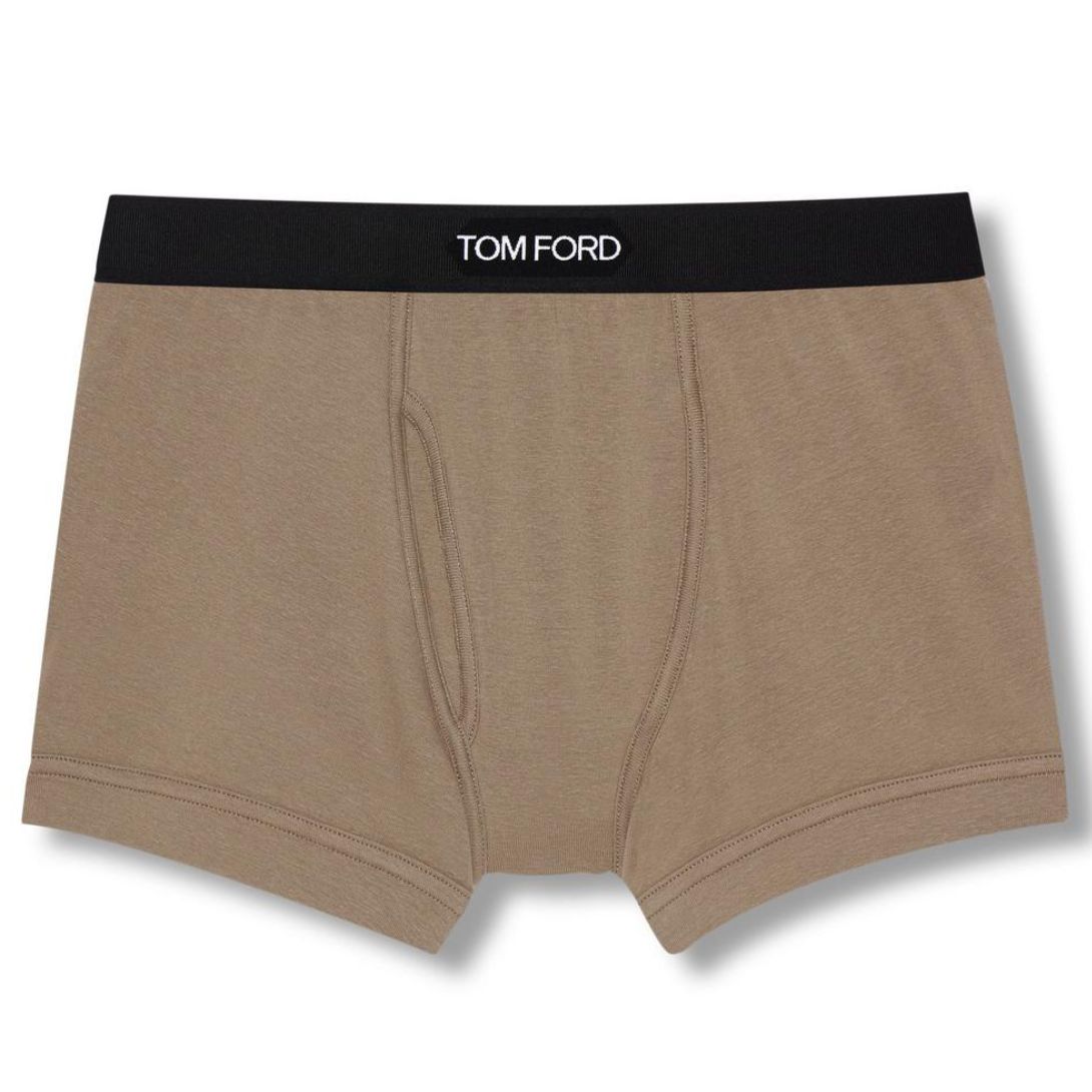 1 TOM FORD COTTON BOXER BRIEFS BROWN