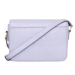 CELINE TEEN TRIOMPHE BAG IN LIZARD LIGHT LAVENDER