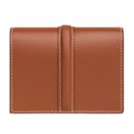 CELINE CARD HOLDER WITH FLAP 16 IN SATINATED CALFSKIN TAN