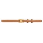 CELINE SMALL TRIOMPHE BELT IN TAURILLON LEATHER SOFT PEACH