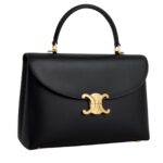 CELINE MEDIUM NINO BAG IN SMOOTH SATINATED CALFSKIN BLACK
