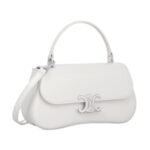 CELINE TEEN CELINE LOLA IN SHINY CALFSKIN WHITE