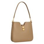 CELINE SMALL CAMILLE 16 SOFT BAG IN SMOOTH CALFSKIN SMOKED BROWN