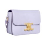 CELINE TEEN TRIOMPHE BAG IN LIZARD LIGHT LAVENDER