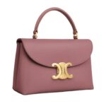 CELINE TEEN NINO BAG IN SMOOTH SATINATED CALFSKIN VINTAGE ROSE