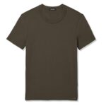 TOM FORD COTTON CREWNECK T SHIRT BLACK