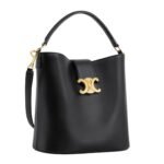 CELINE MEDIUM BUCKET LOUISE IN SMOOTH CALFSKIN BLACK