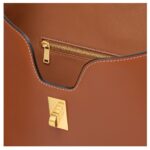 CELINE MEDIUM CAMILLE 16 SOFT BAG IN SMOOTH CALFSKIN TAN