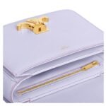 CELINE TEEN TRIOMPHE BAG IN LIZARD LIGHT LAVENDER
