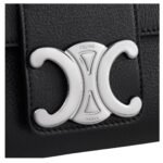 CELINE MEDIUM VICTOIRE BAG IN SUPPLE GRAINED CALFSKIN BLACK