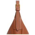 CELINE SMALL HELOÏSE CUIR TRIOMPHE BAG IN SUPPLE GRAINED CALFSKIN TAN