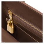 CELINE TEEN CONTI BAG IN SUPPLE GRAINED CALFSKIN GLAZED BROWN