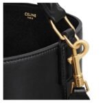 CELINE MEDIUM BUCKET LOUISE IN SMOOTH CALFSKIN BLACK