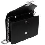 CELINE WALLET ON CHAIN MARGO IN SHINY CALFSKIN BLACK