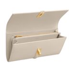 CELINE LARGE WALLET 16 IN SATINATED CALFSKIN LIGHT STONE