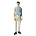 TOM FORD LYOCELL COTTON CREW T SHIRT SKY BLUE