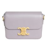 CELINE TEEN TRIOMPHE BAG IN SHINY CALFSKIN BRONZE