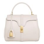 CELINE SMALL 16 BAG IN SATINATED CALFSKIN CLOUDY GREY