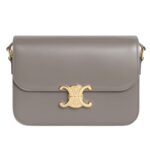 CELINE CLASSIQUE TRIOMPHE BAG IN SHINY CALFSKIN BRONZE