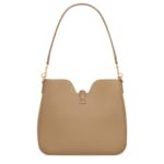 CELINE SMALL CAMILLE 16 SOFT BAG IN SMOOTH CALFSKIN SMOKED BROWN