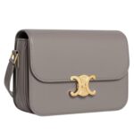 CELINE CLASSIQUE TRIOMPHE BAG IN SHINY CALFSKIN PEBBLE
