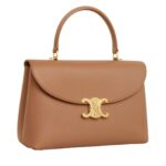 CELINE MEDIUM NINO BAG IN SUPPLE GRAINED CALFSKIN BRONZE