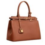 CELINE CONTI BAG IN SUPPLE GRAINED CALFSKIN TAN